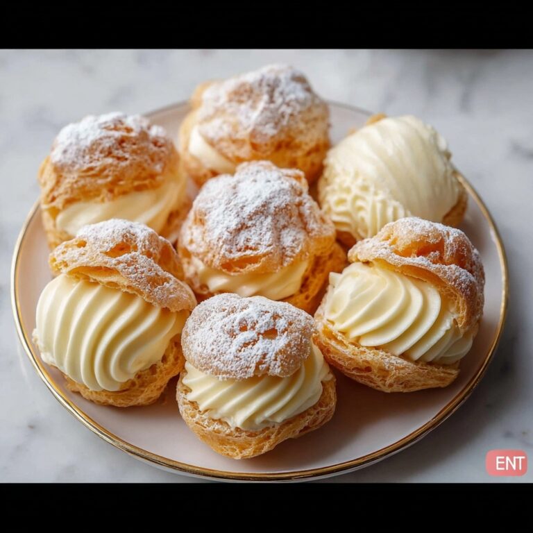 Eggnog Cream Puffs Recipe