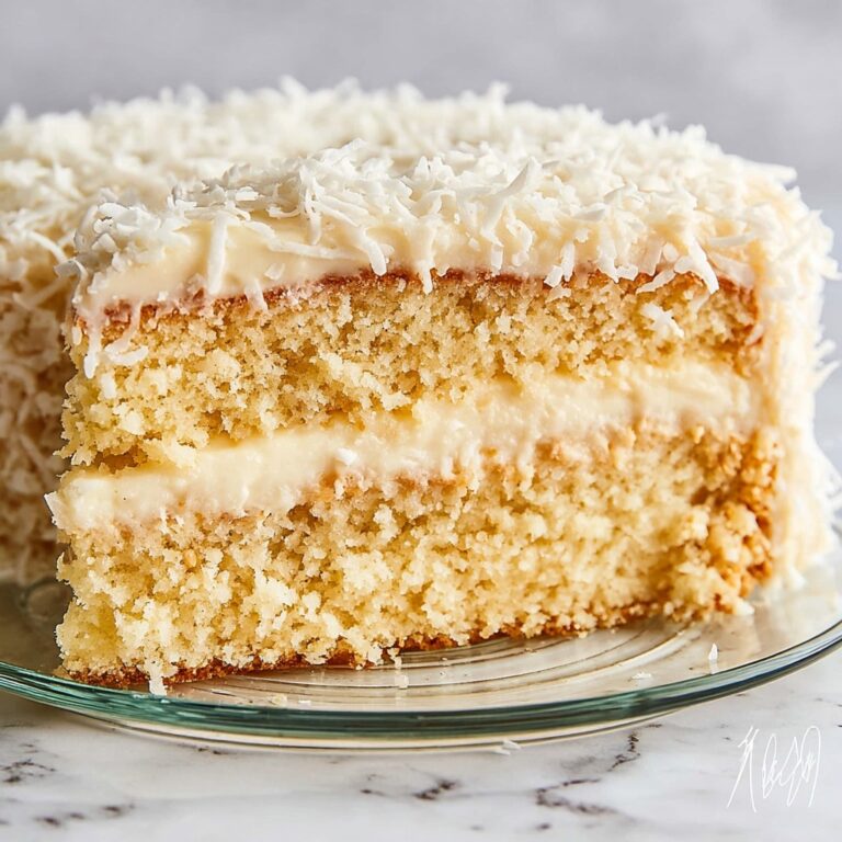 Old-Fashioned Coconut Cake Recipe