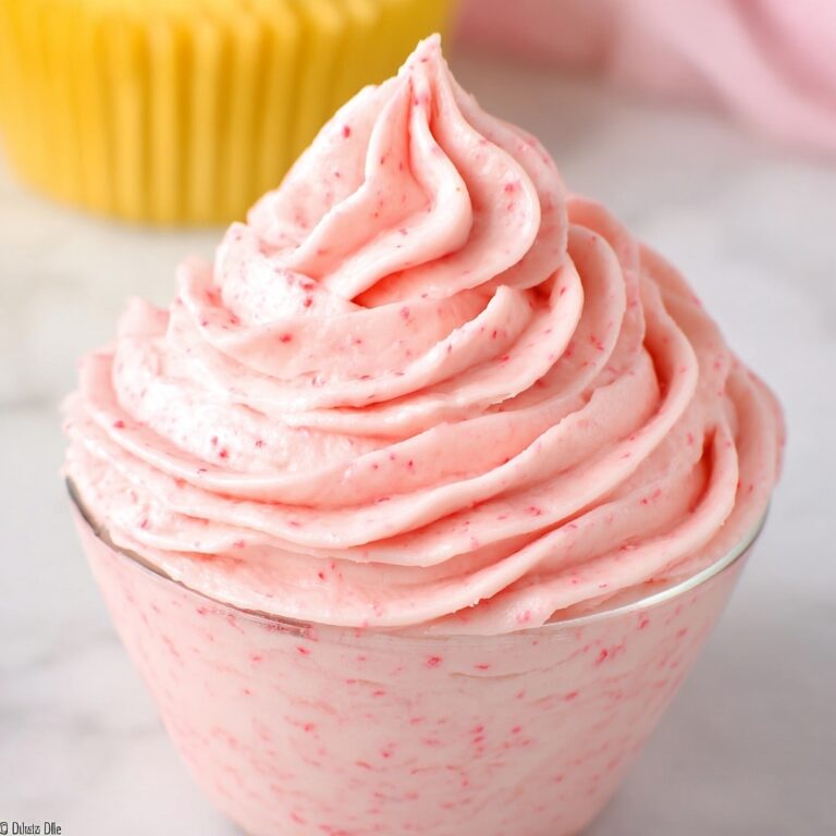 Strawberry Buttercream Frosting Recipe
